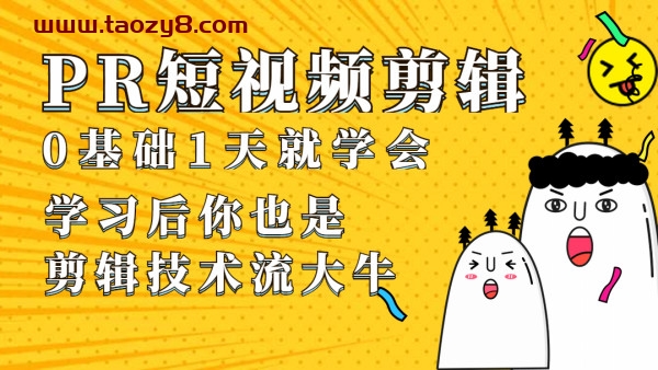 PR剪辑新手20节课附+素材